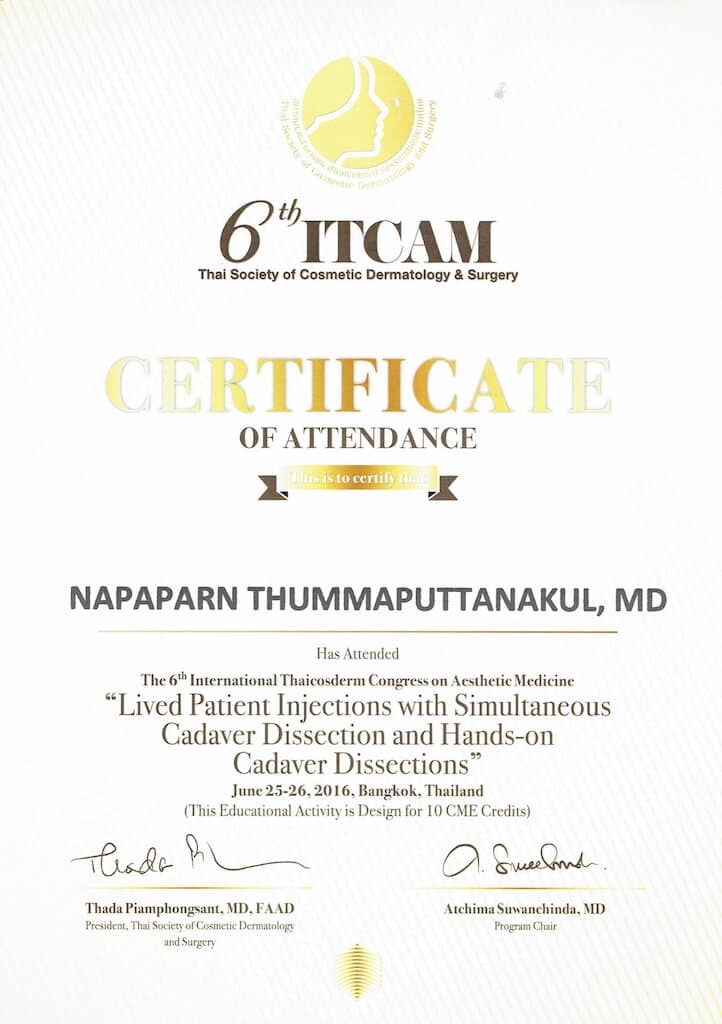 Certificate Vitalia Wellness Clinic Image 05